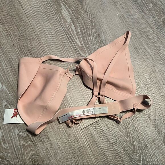 NWT Free People X REVOLVE Oh Scuba Bralette Nude O Ring Triangle Bra S - Picture 8 of 11